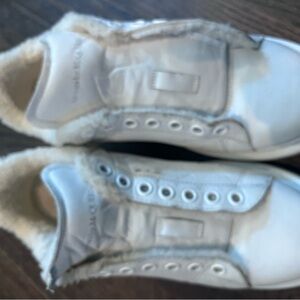 Alexander McQueen White Sneakers Minimalist Design